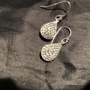 Sterling Silver Crystal Earrings